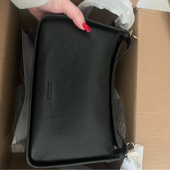 Clementine Black Leather Bag - Picture 4 of 8